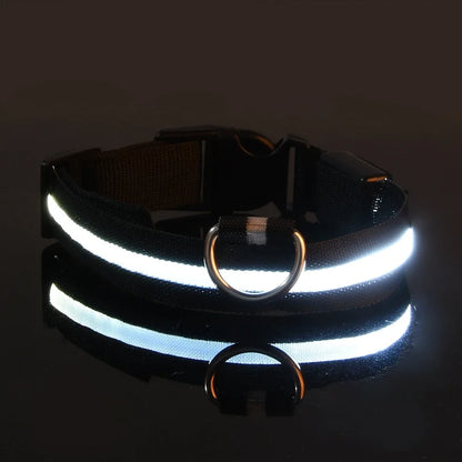 Dogs and Cats LED Night Safety Flashing Glow in the Dark Leash Luminous Fluorescent Dog Accessories Collar